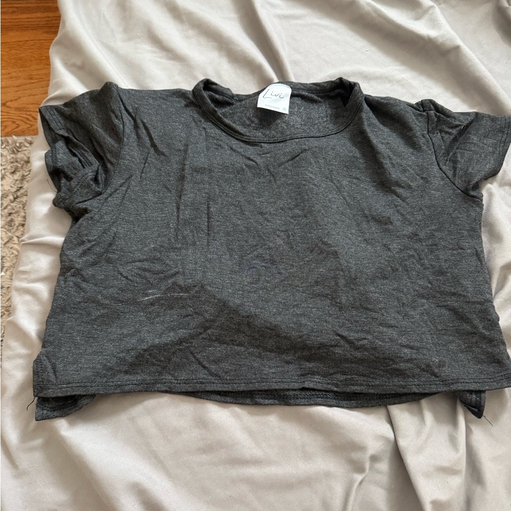 Women's Gray crop top